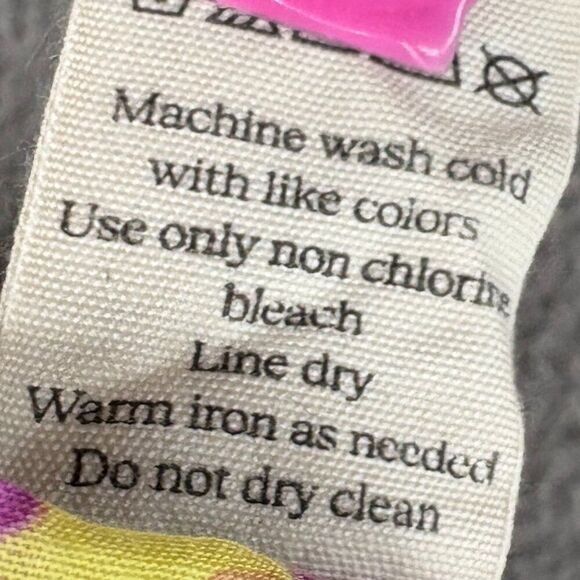 BANJANAN Women's Klara Top Floral Ruffle SIze XS Purple Yellow Daisy Print - Picture 12 of 15